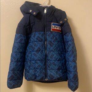 Levi's Blue Puffer Jacket